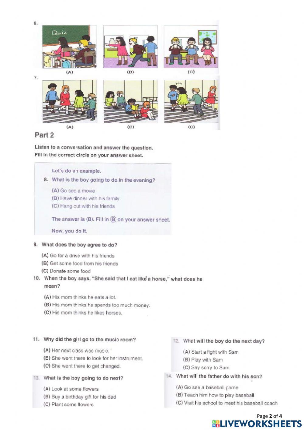 Teacher Jennifer TP S2PT2 Listening