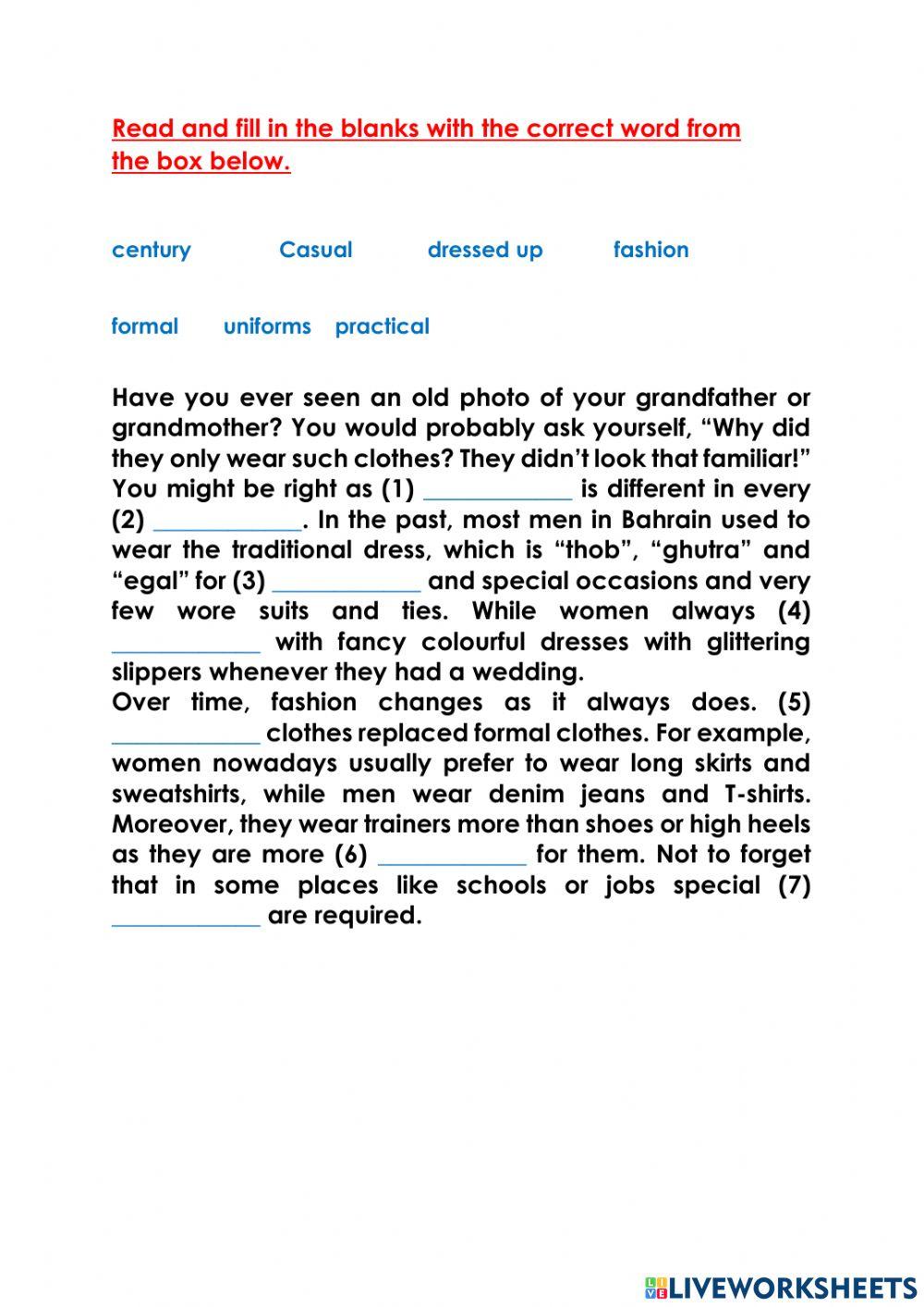 Unit 5 L.1 Vocabulary