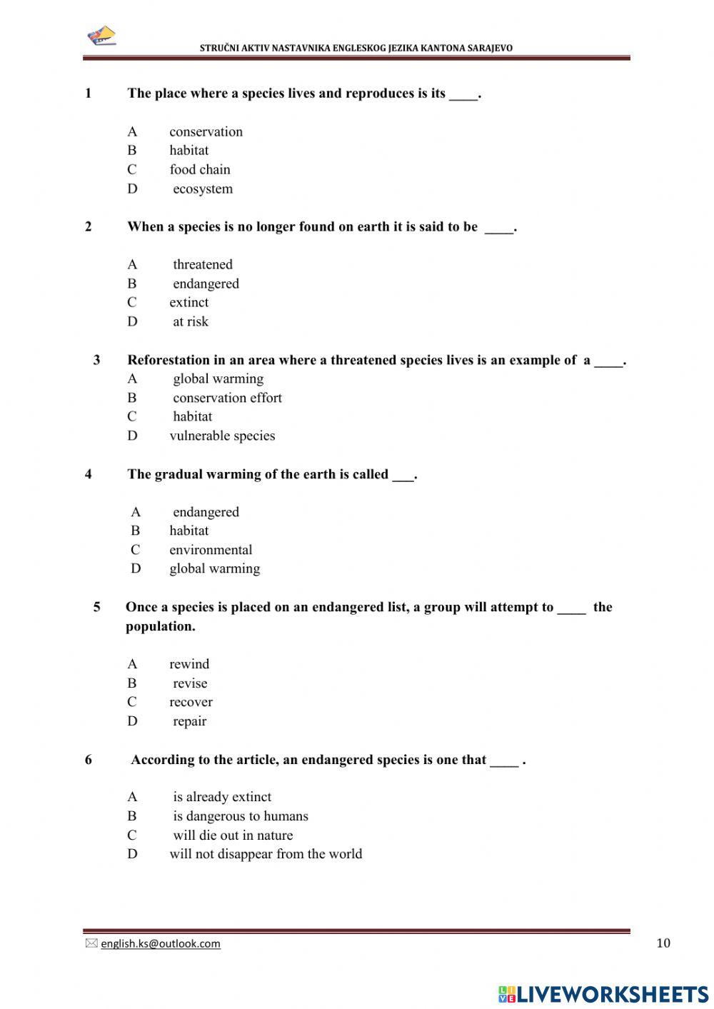Competition 201… | Free Interactive Worksheets | 6822760
