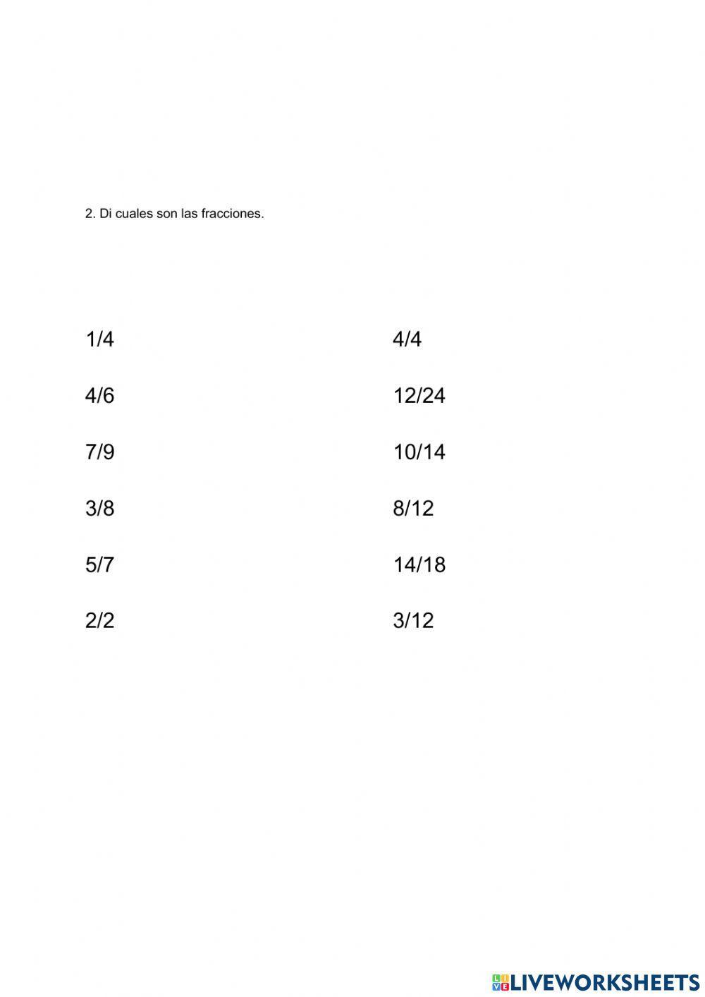 Las fracciones