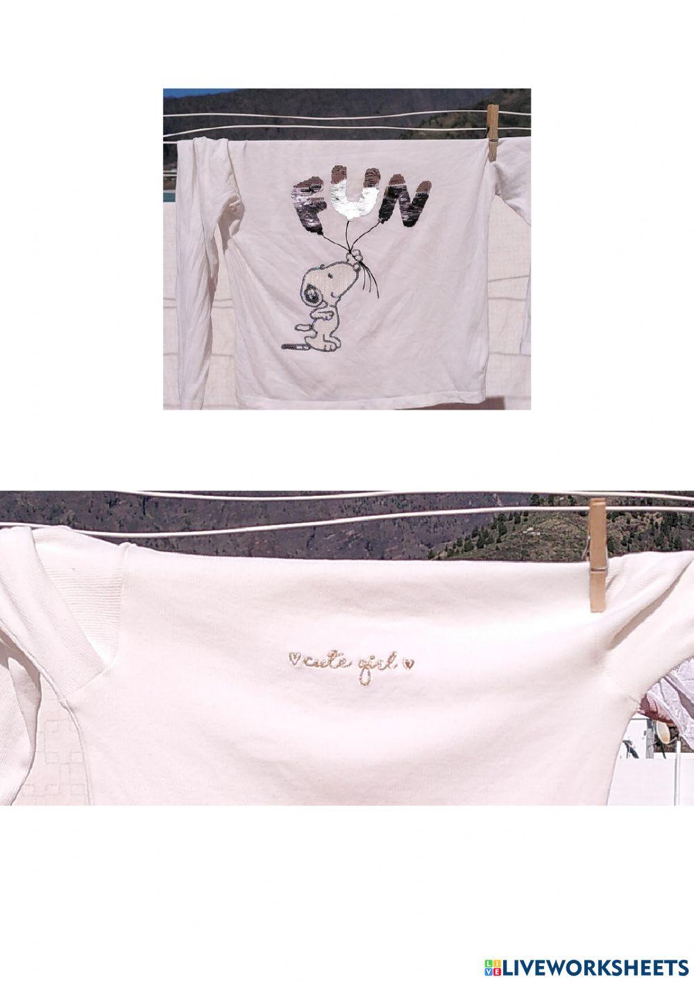 Messages in T-shirts