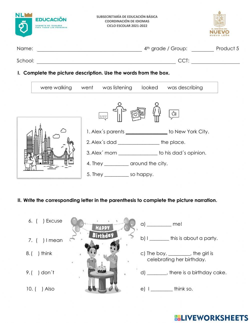 Quizz January 4th grade