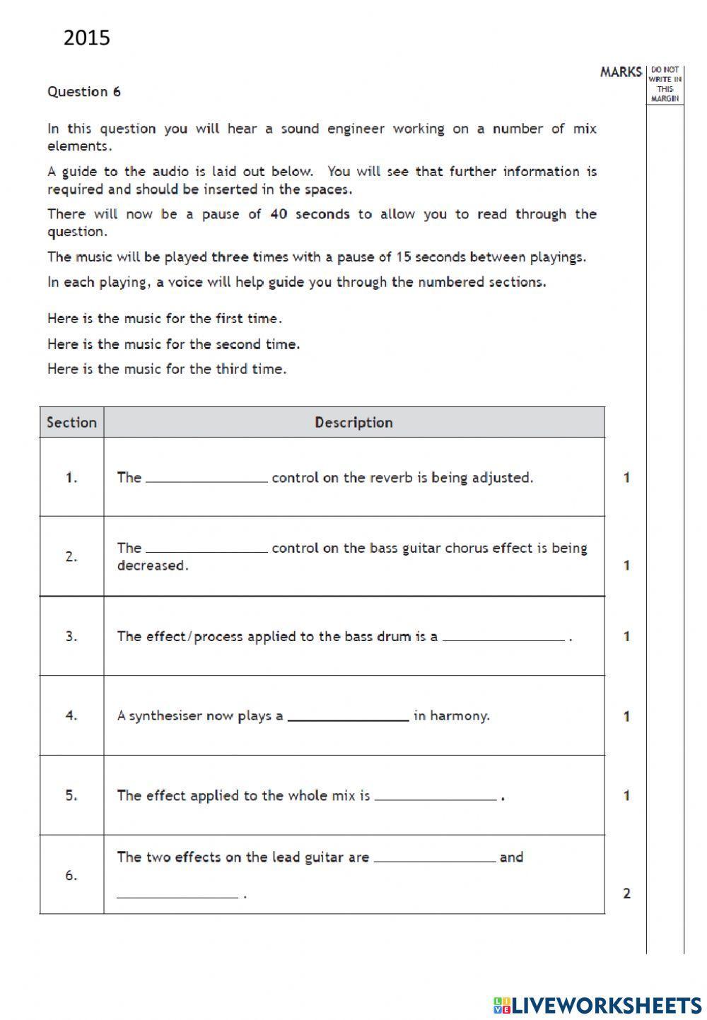 Higher Music Tech Mix elements