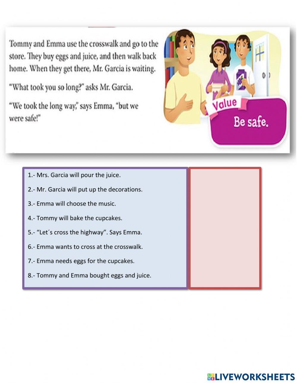 Listening and Reading Comprehension Will