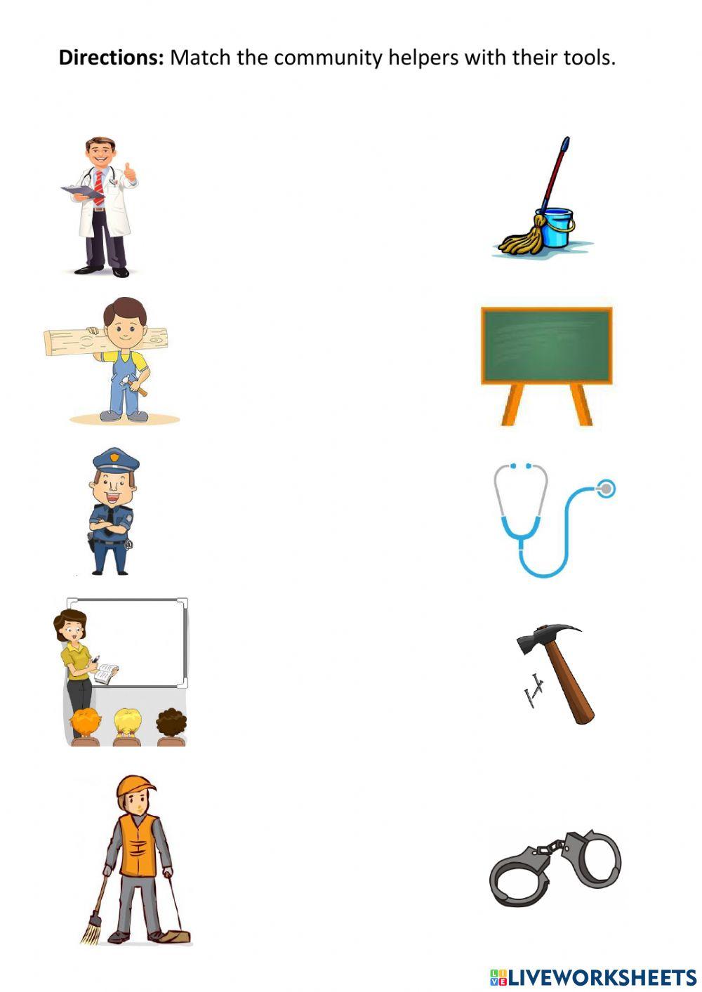 Nursery January liveworksheet EVS