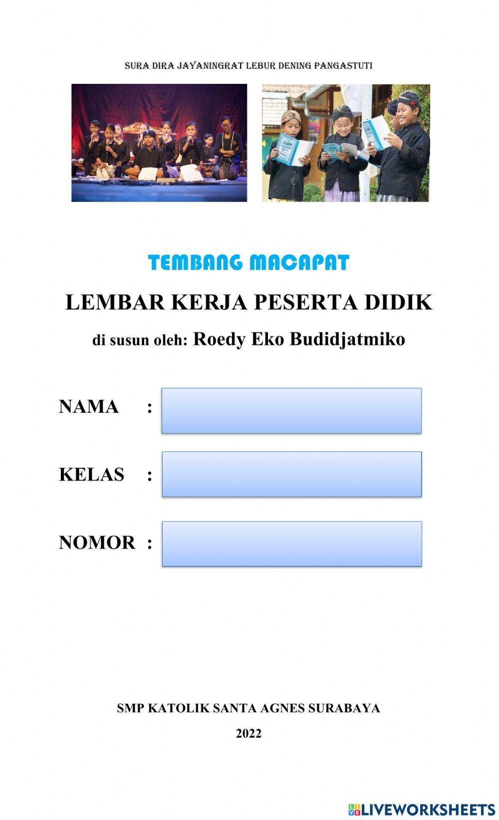 E-LKPD Tembang Macapat