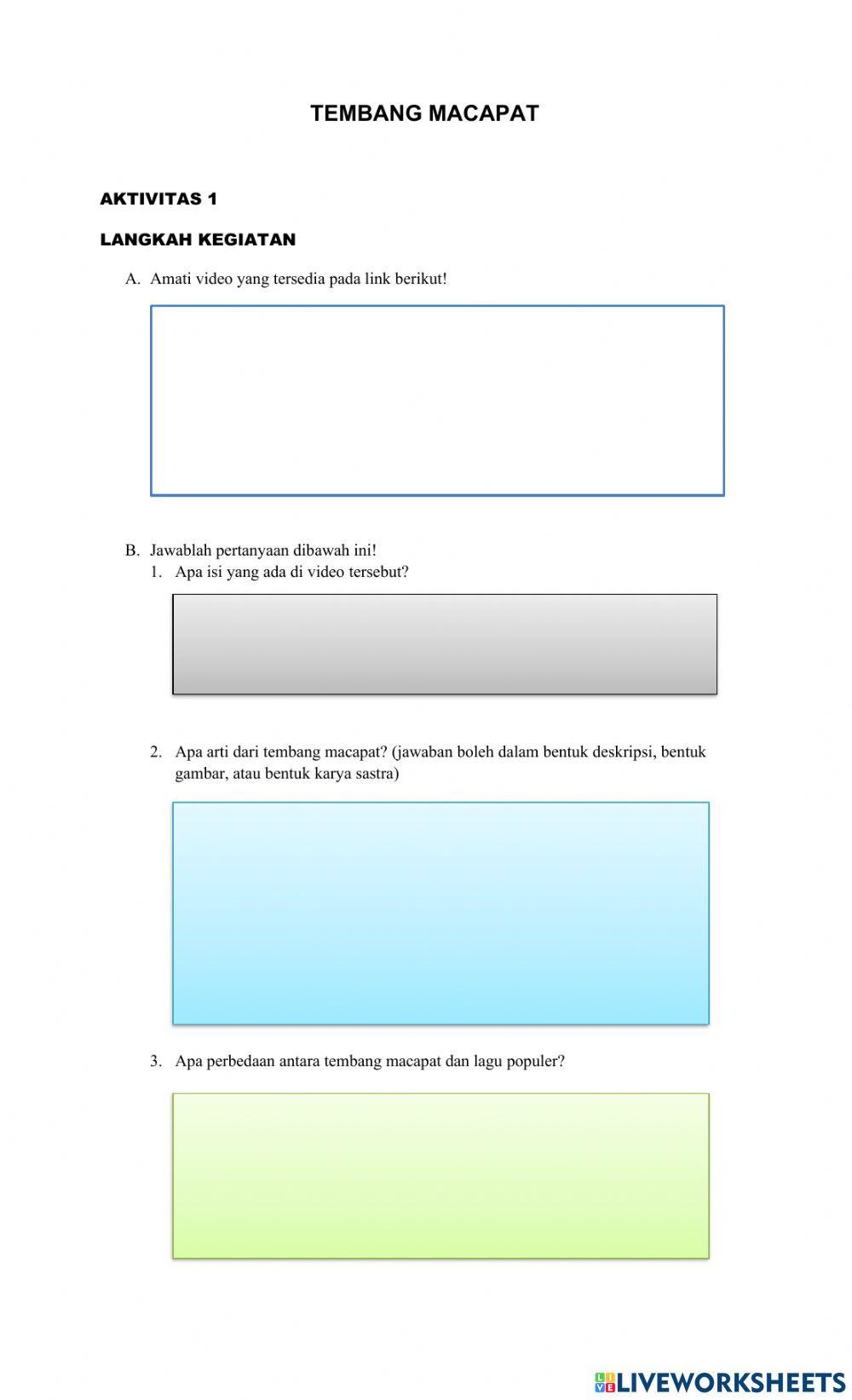 E-LKPD Tembang Macapat