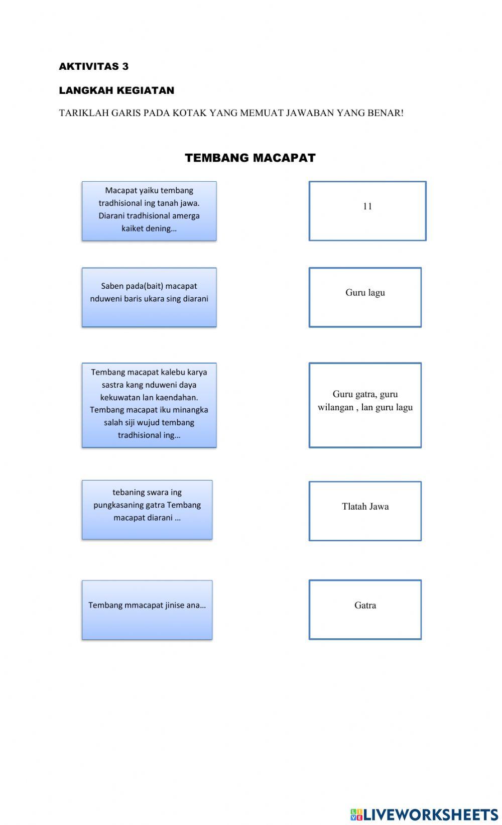 E-LKPD Tembang Macapat