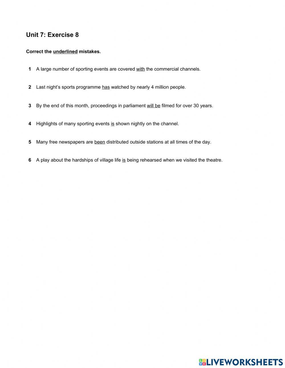 Mindset 3 - Grammar & Vocabulary Skills Modules - Unit 7 Ex8