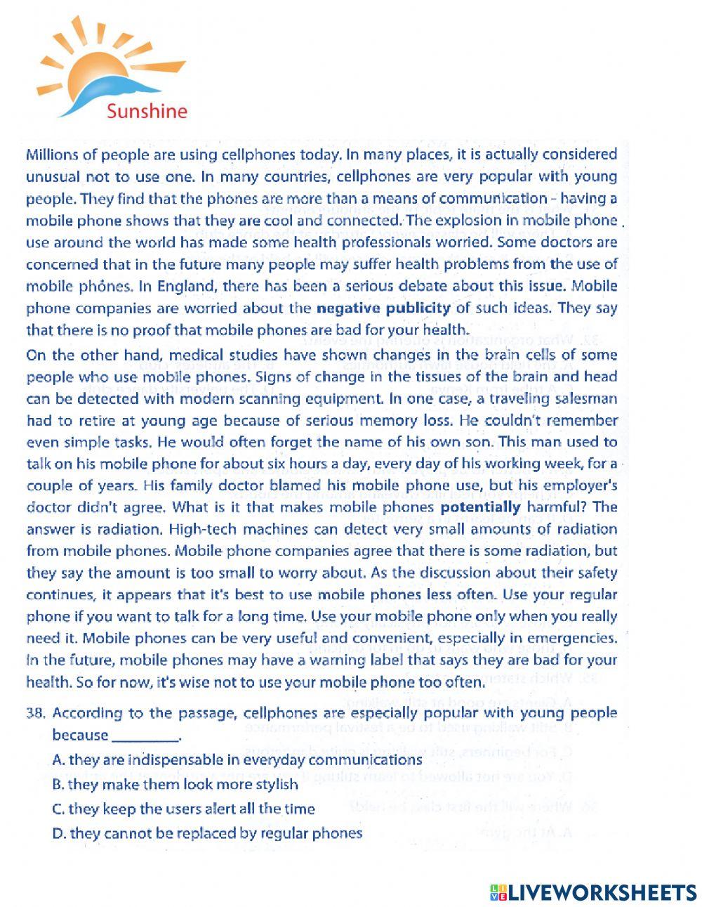 THPT - Practice test 4