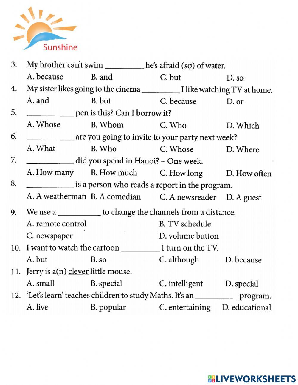 G6 - U7 - Television - exe 1