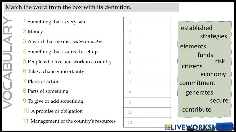 Unit5-Lesson 34- Vocabulary