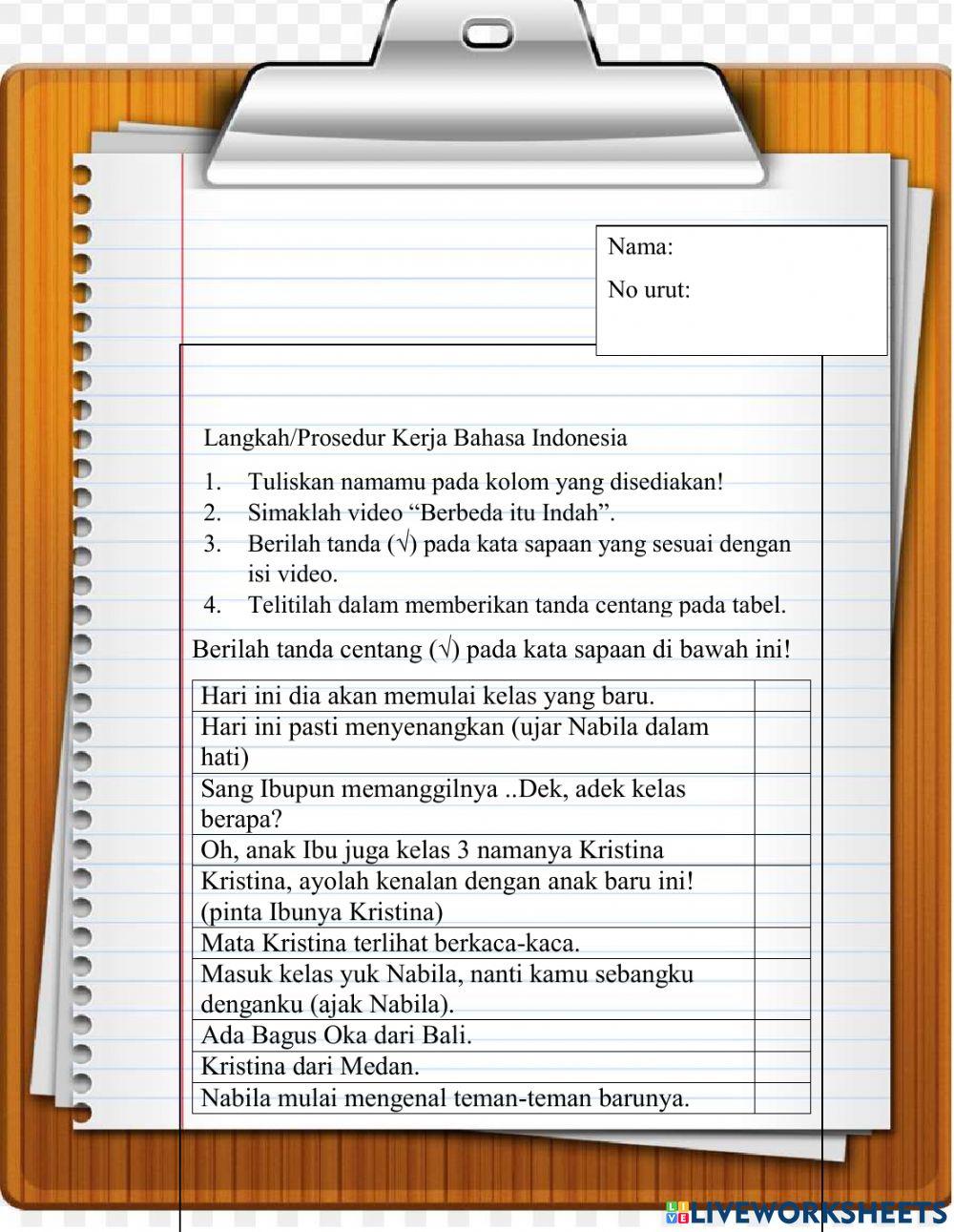 Soal interaktif kelas 2 Tema 7 subtema 2 P4