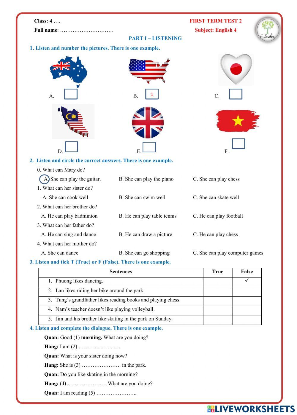 Final test 2