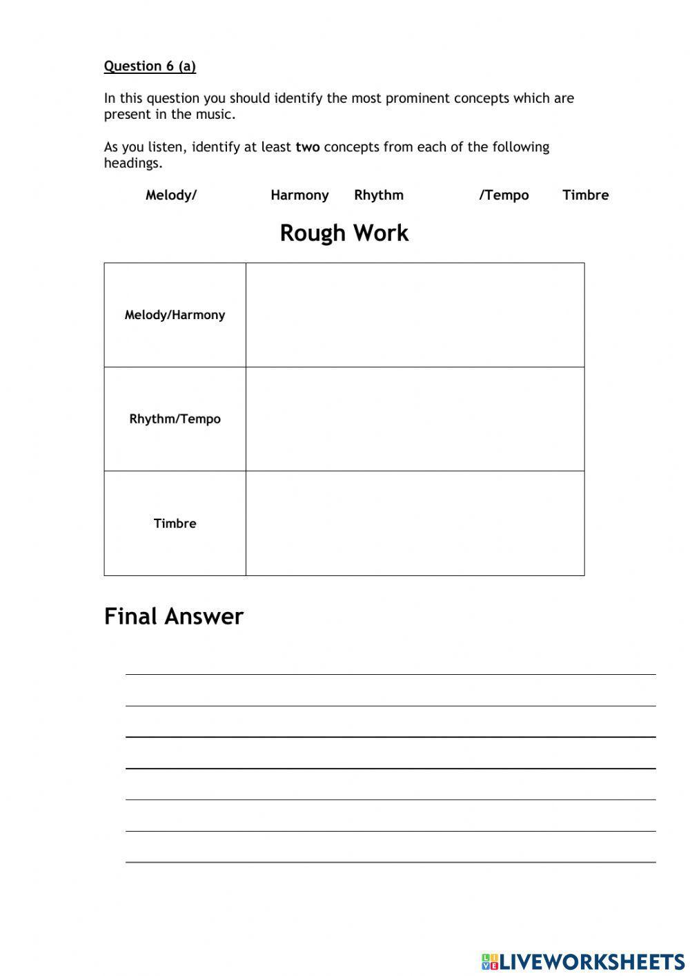 Higher grid question 6