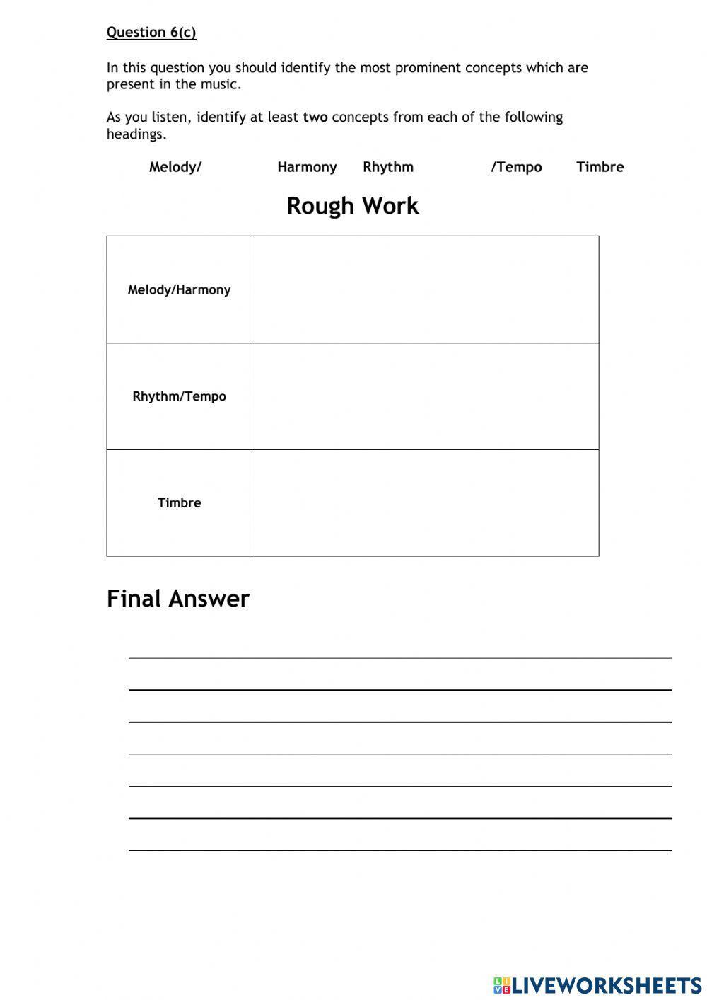 Higher grid question 6