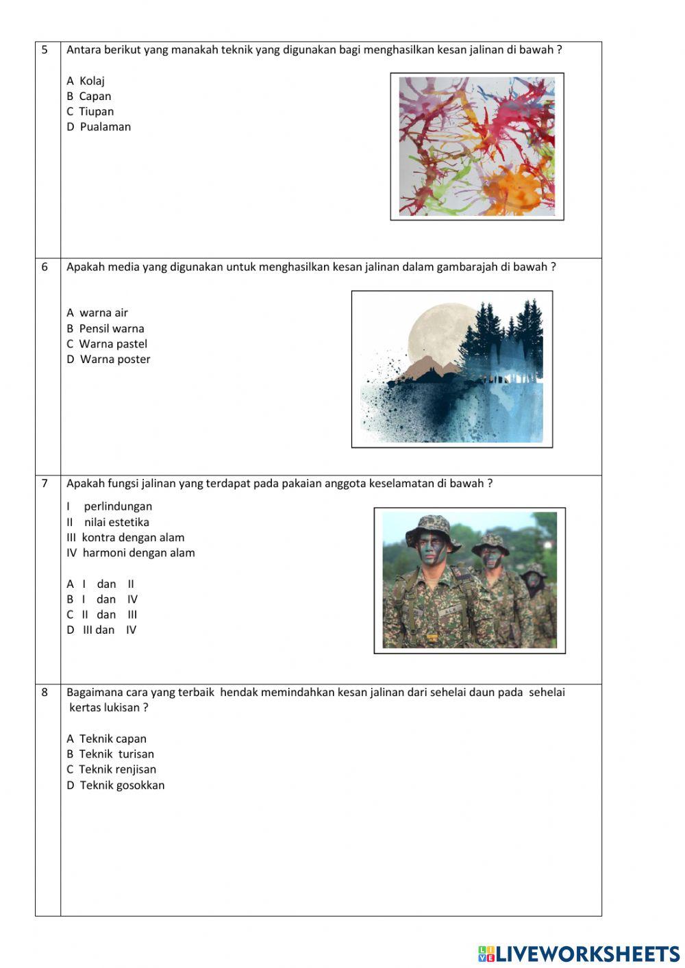 Tingkatan 1 Tajuk 5 : Jalinan
