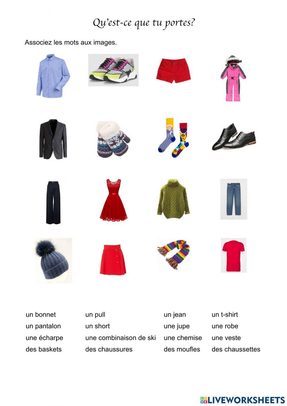 Qu'est-ce que tu portes?