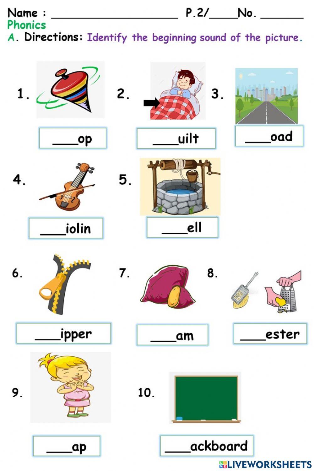 Phonics Lessons