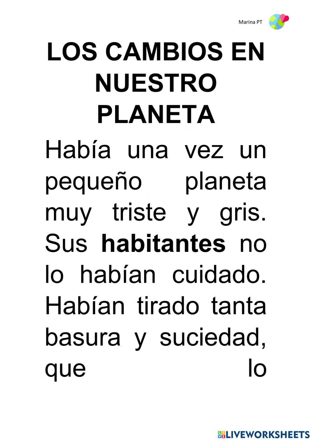 6. Cambios en nuestro planeta