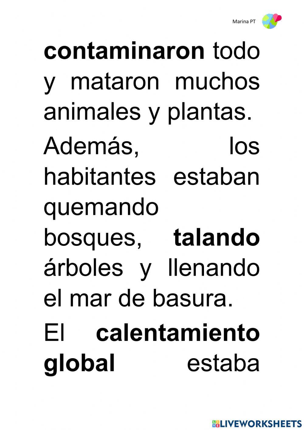 6. Cambios en nuestro planeta