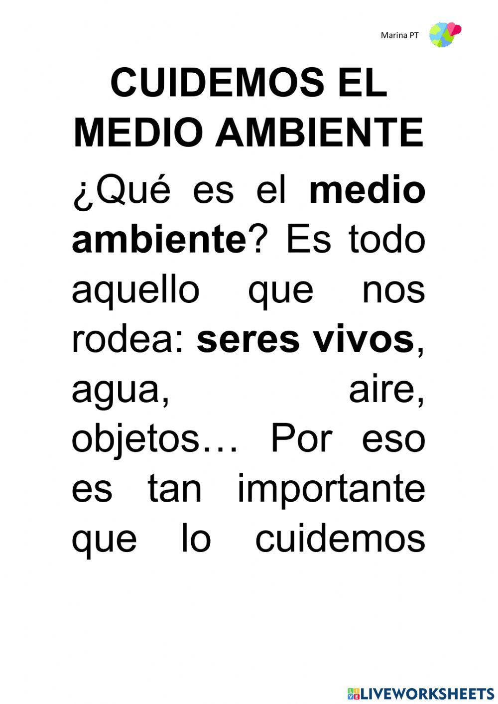 10. Cuidemos el medio ambiente