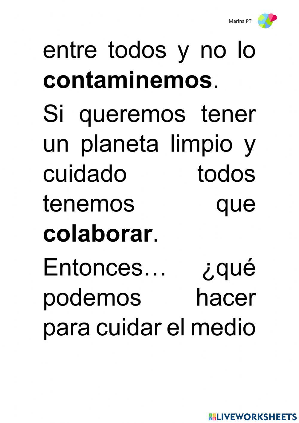 10. Cuidemos el medio ambiente