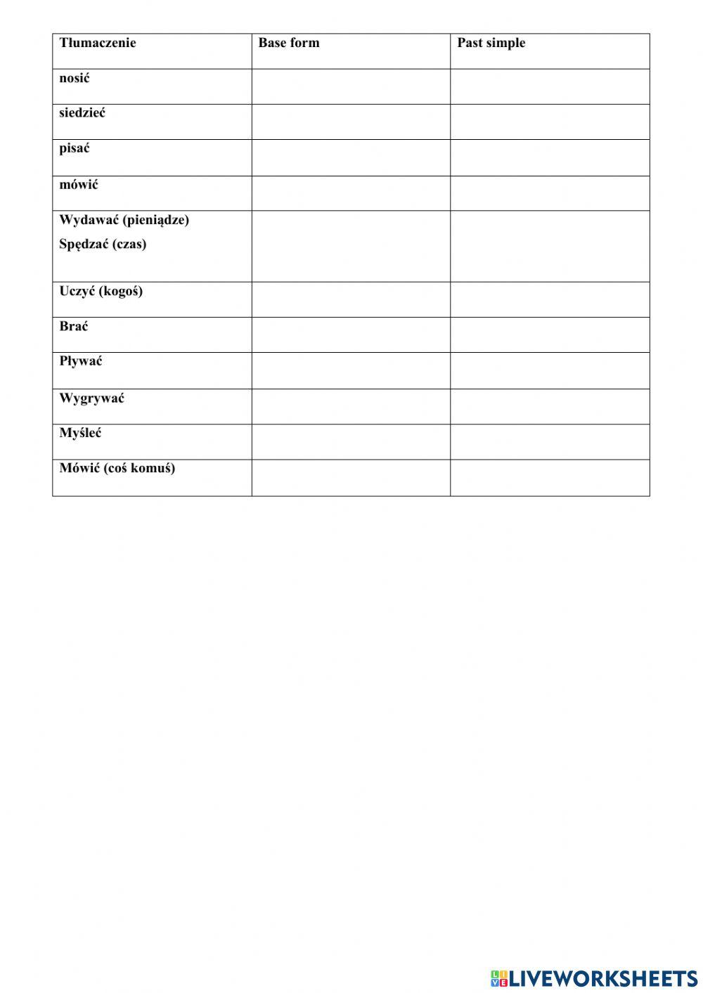 Irregular vebrs p. 4