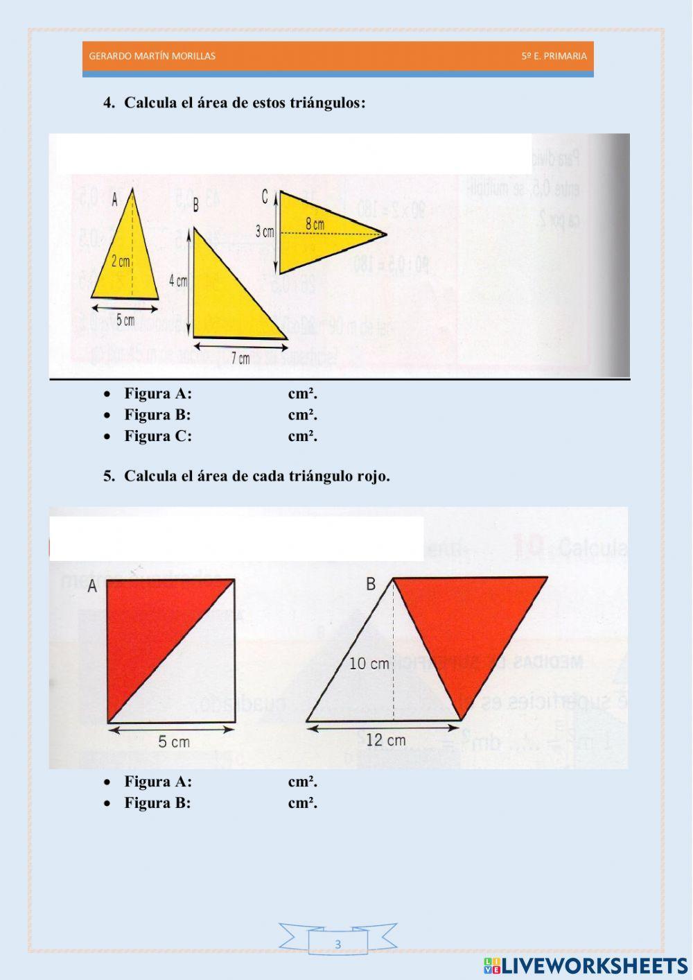 Geometría. Ficha 14.