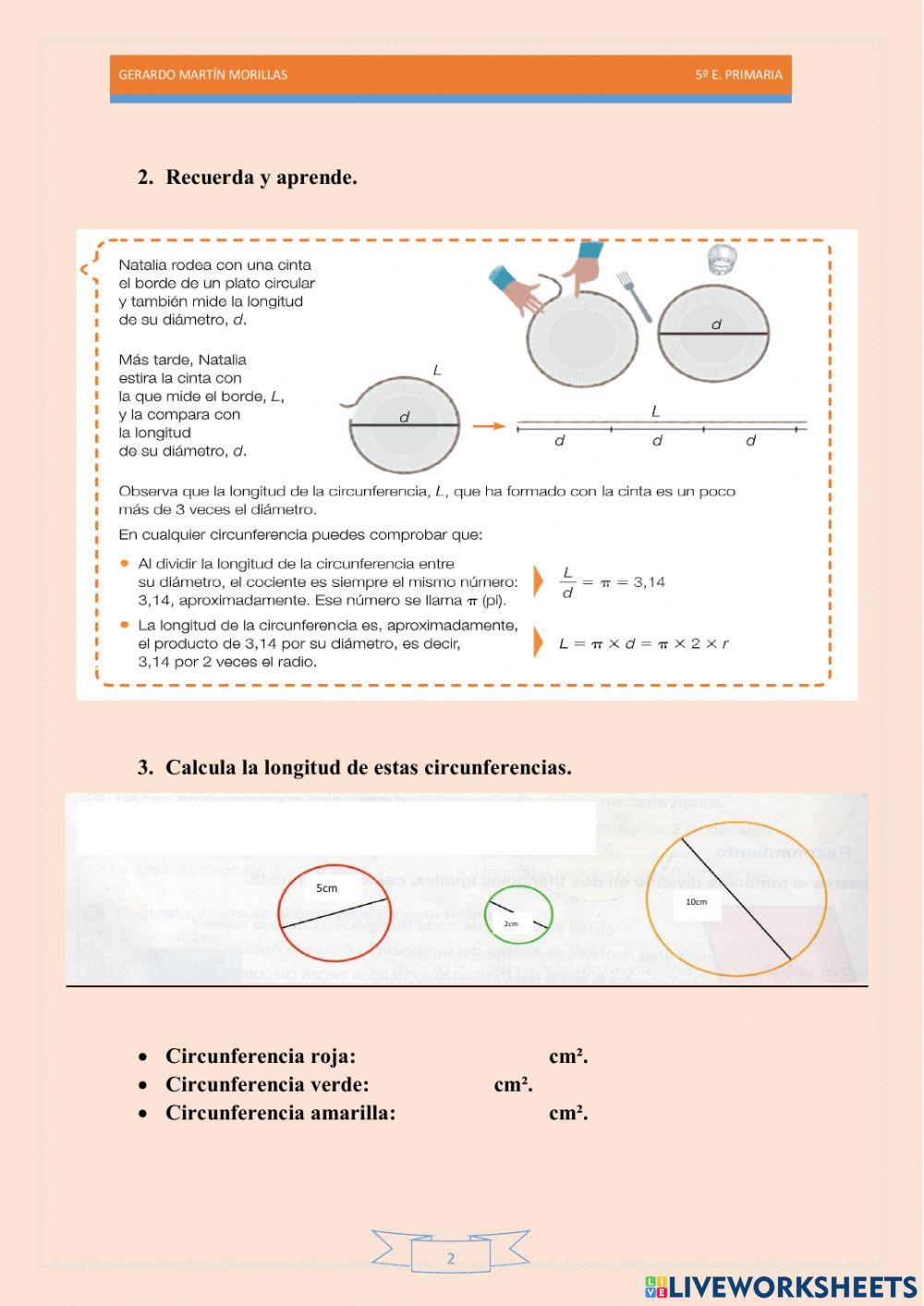 Geometría. Ficha 15.