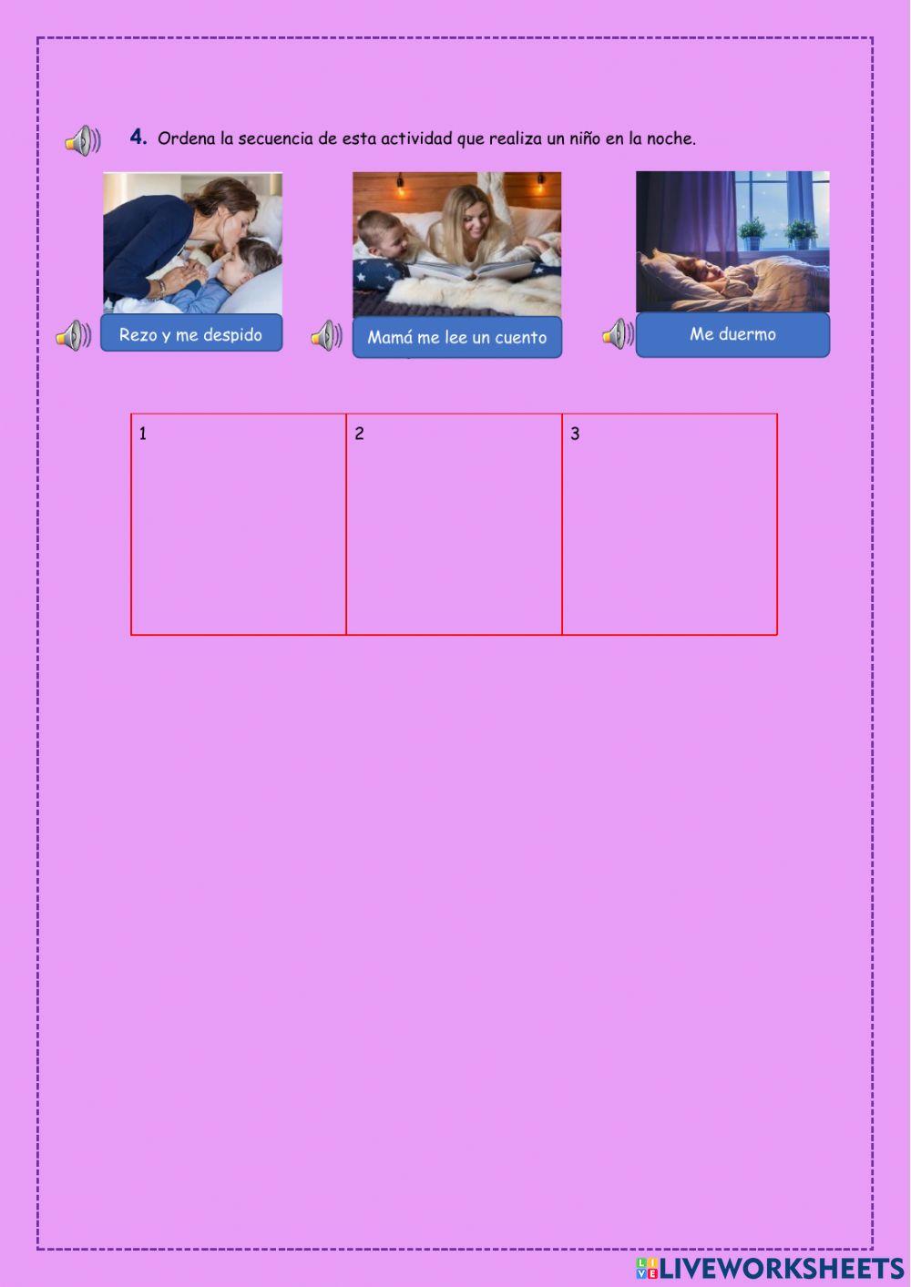 Guía interactiva: Noche y día