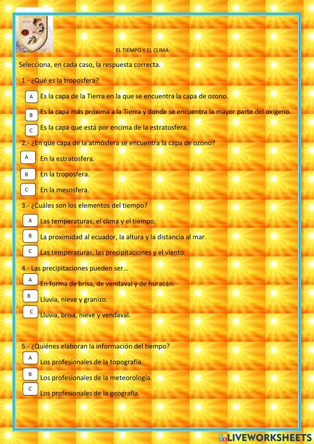 Las temperaturas y el clima