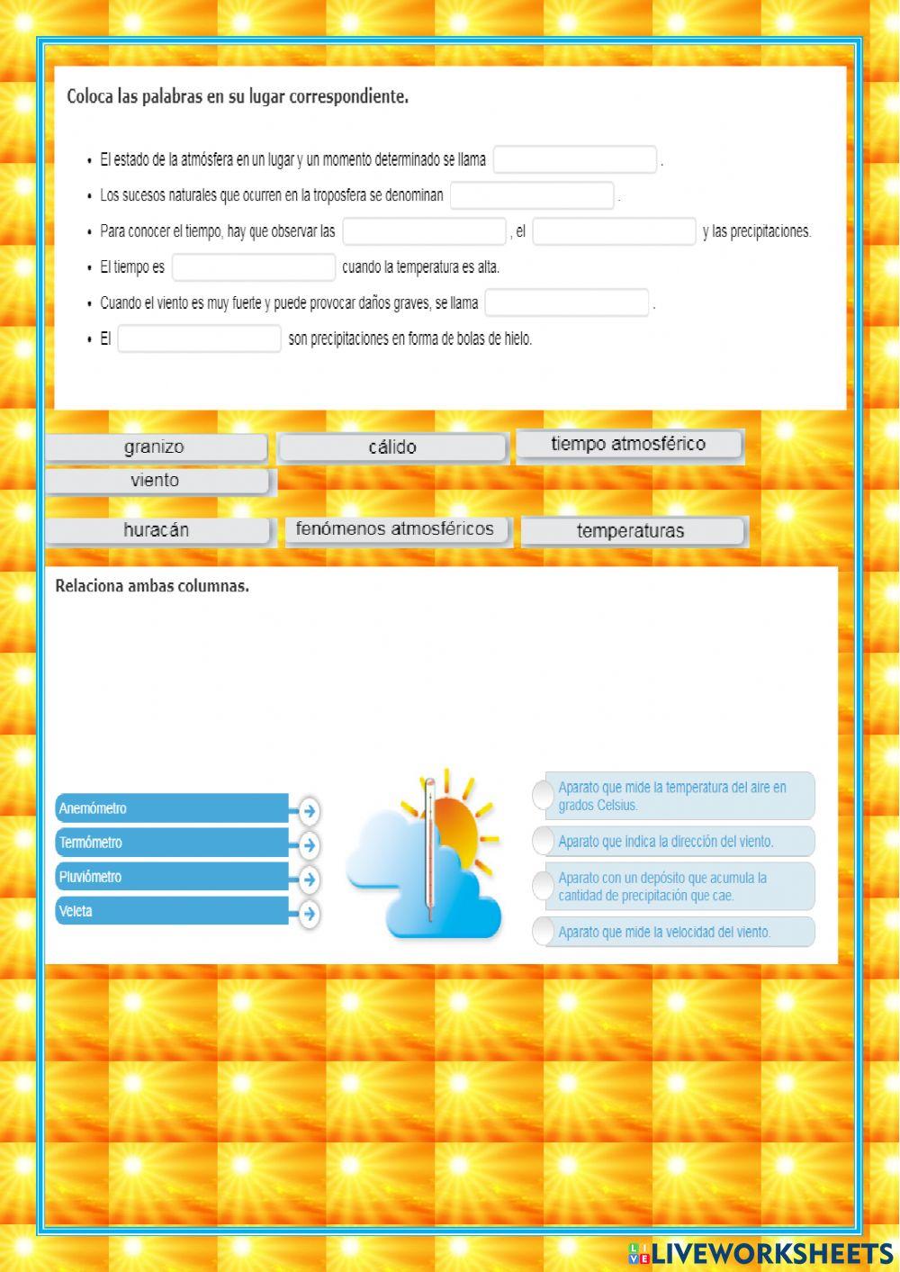 Las temperaturas y el clima