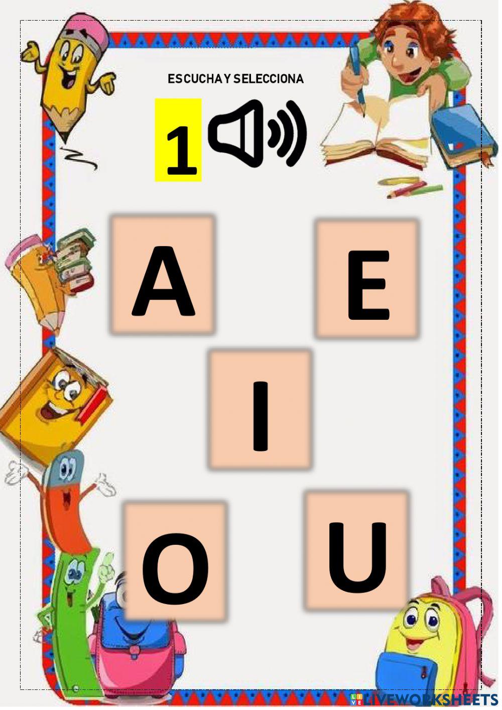 Reforcemos las Vocales