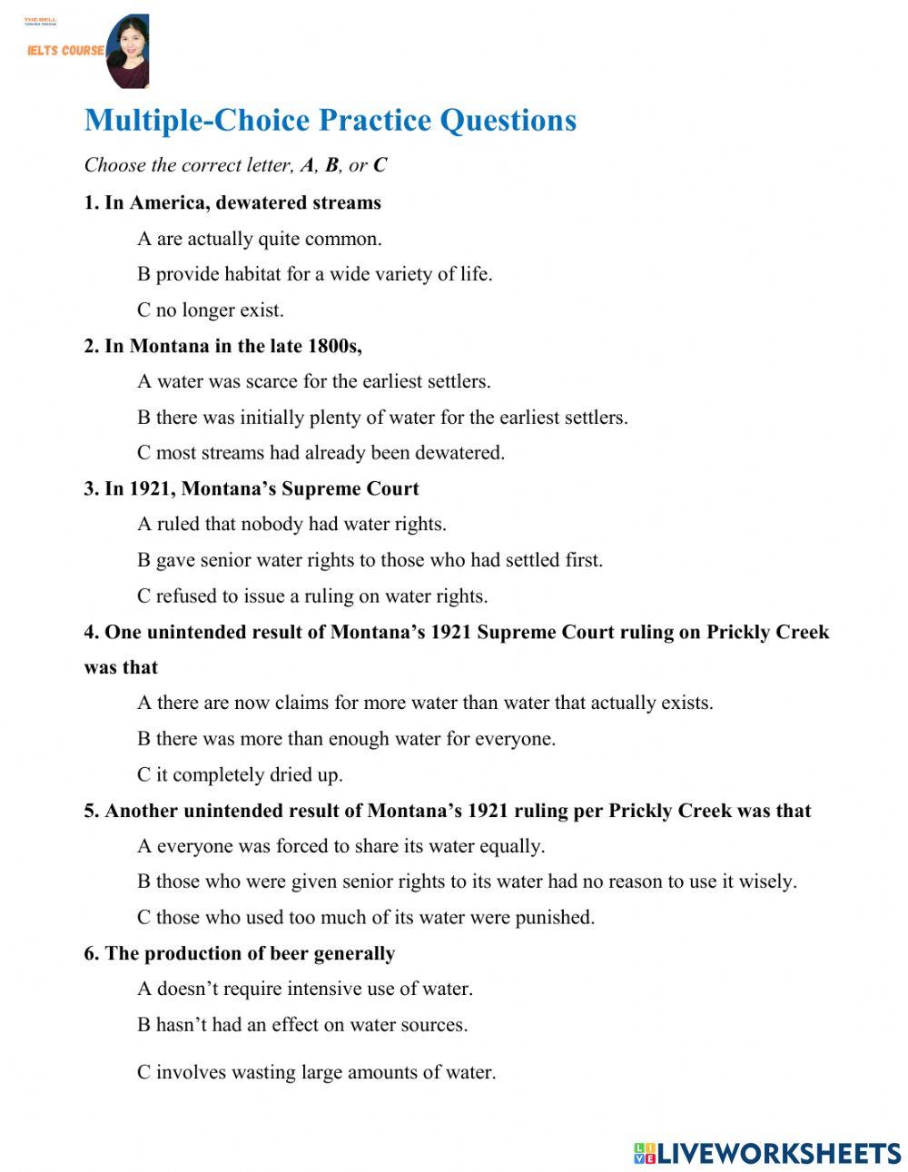 Rivers and Streams worksheet | Live Worksheets