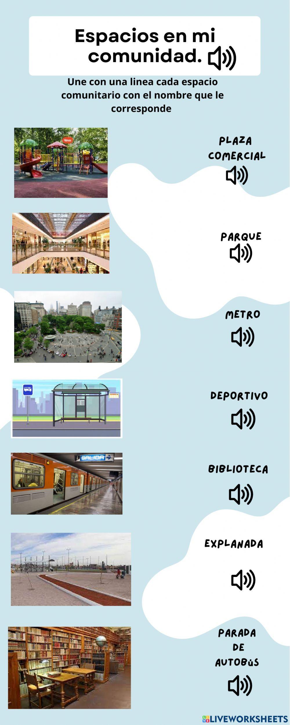 Espacios en mi comunidad