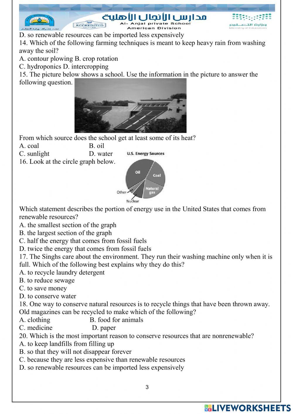 G5Worksheet on unit (7)