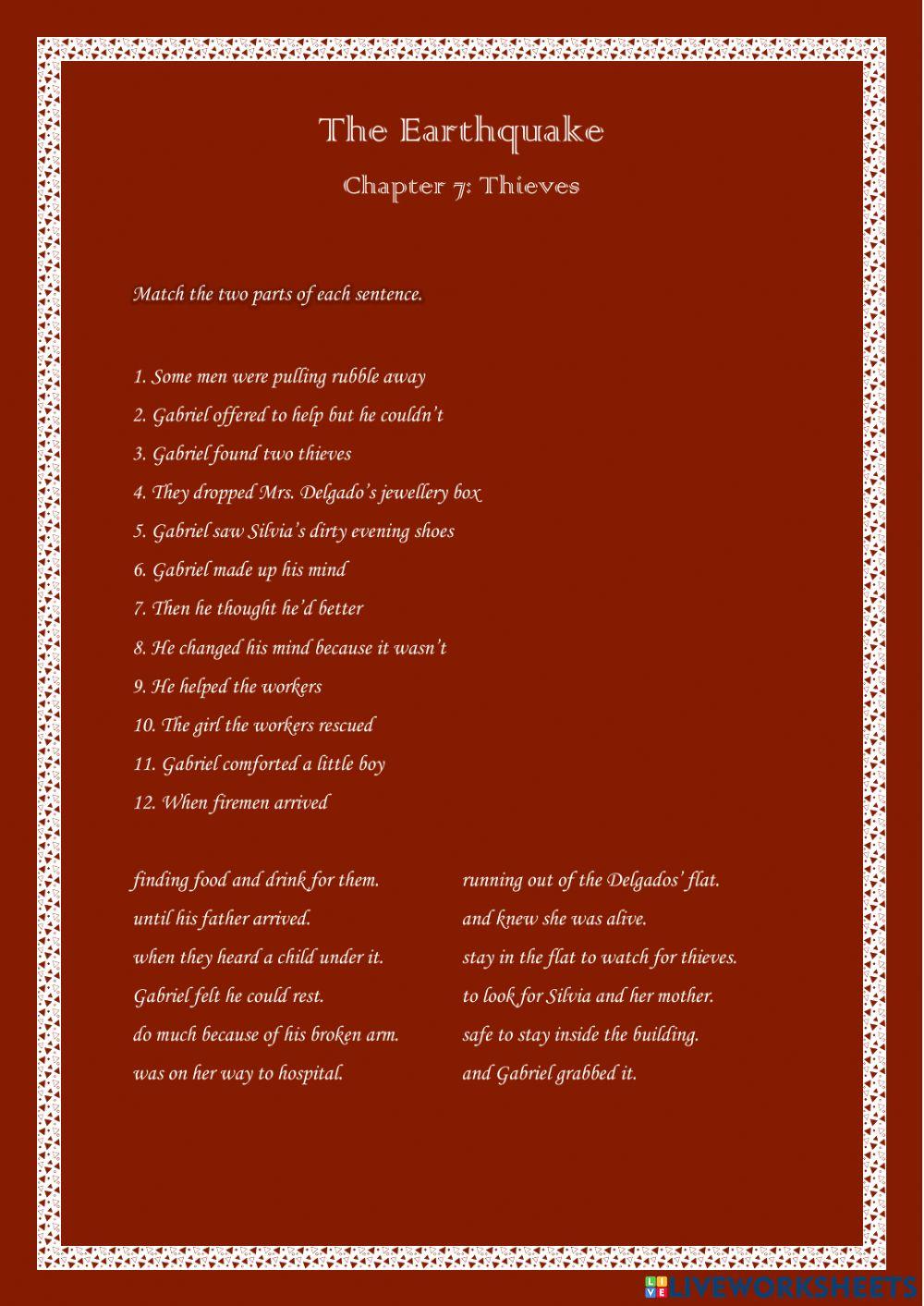 The Earthquake: Chapter 7