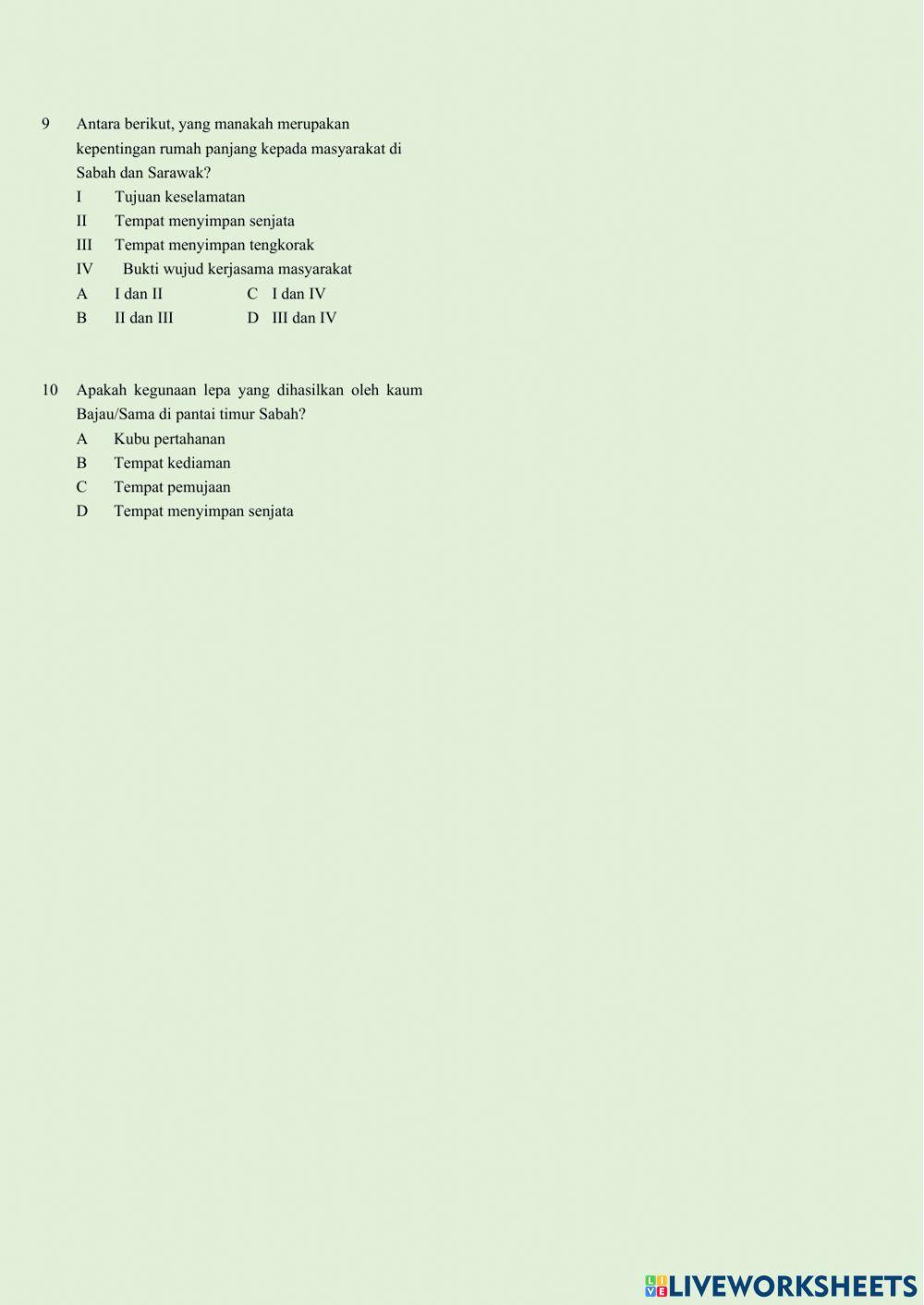 Bab 10: sarawak dan sabah