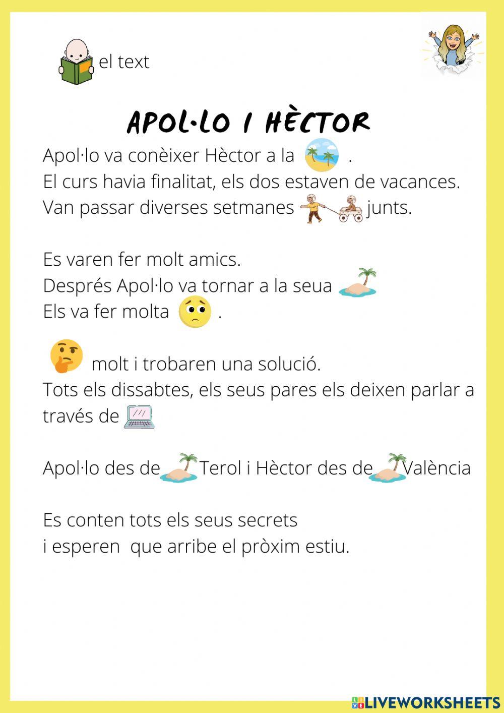 Comprensió lectora tercer de primària