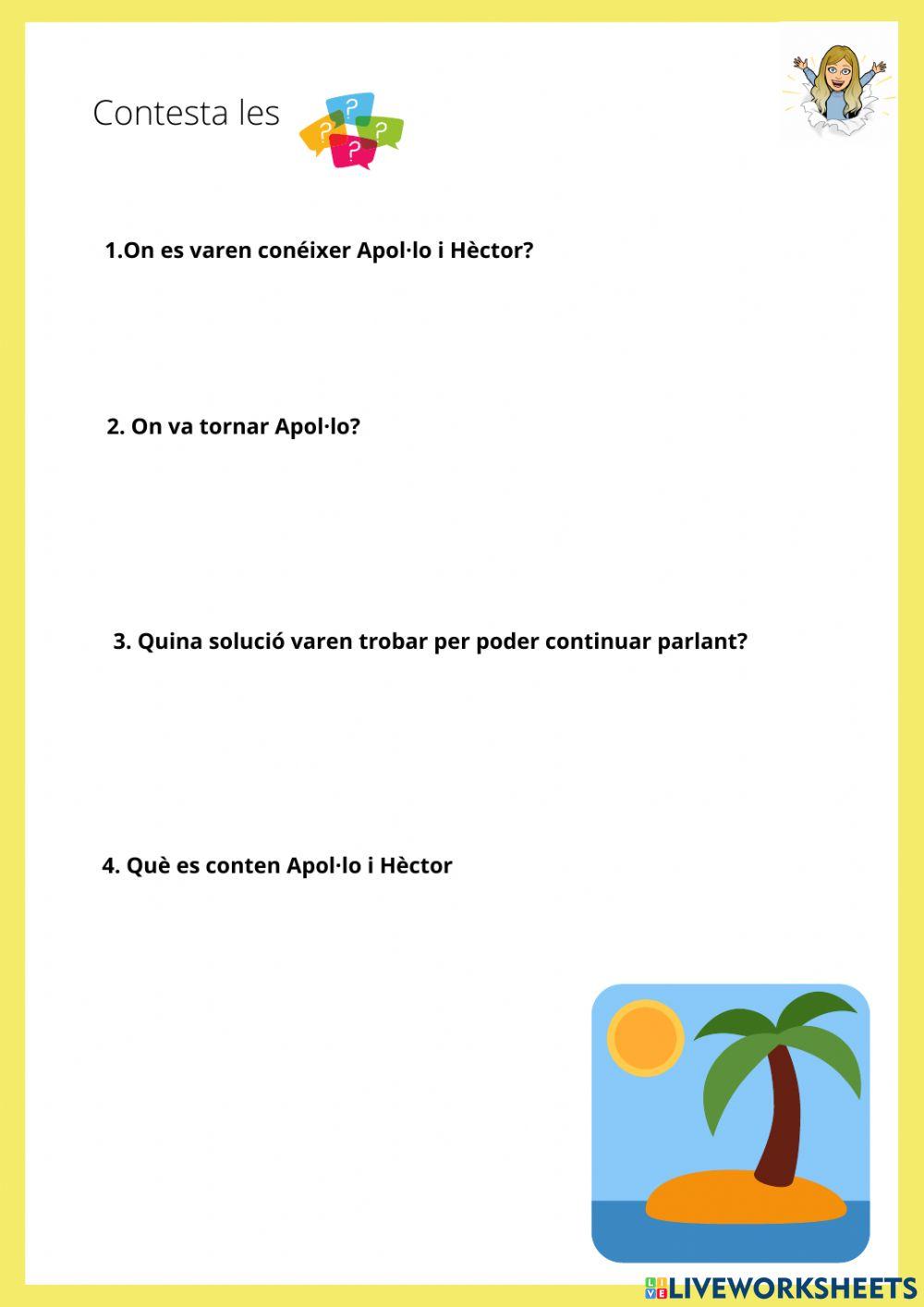 Comprensió lectora tercer de primària