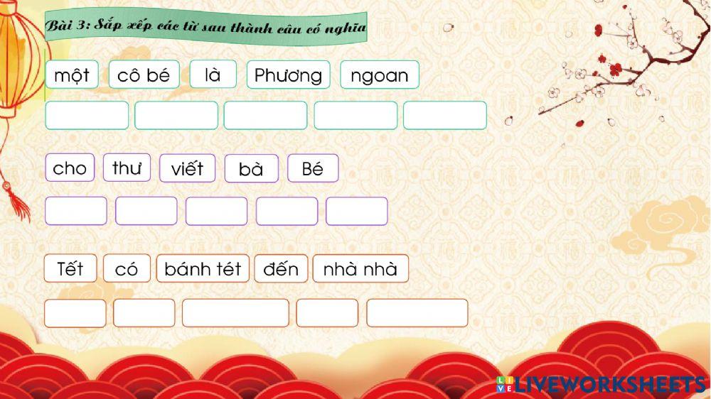 Phiếu bài tập cuối tuần 19