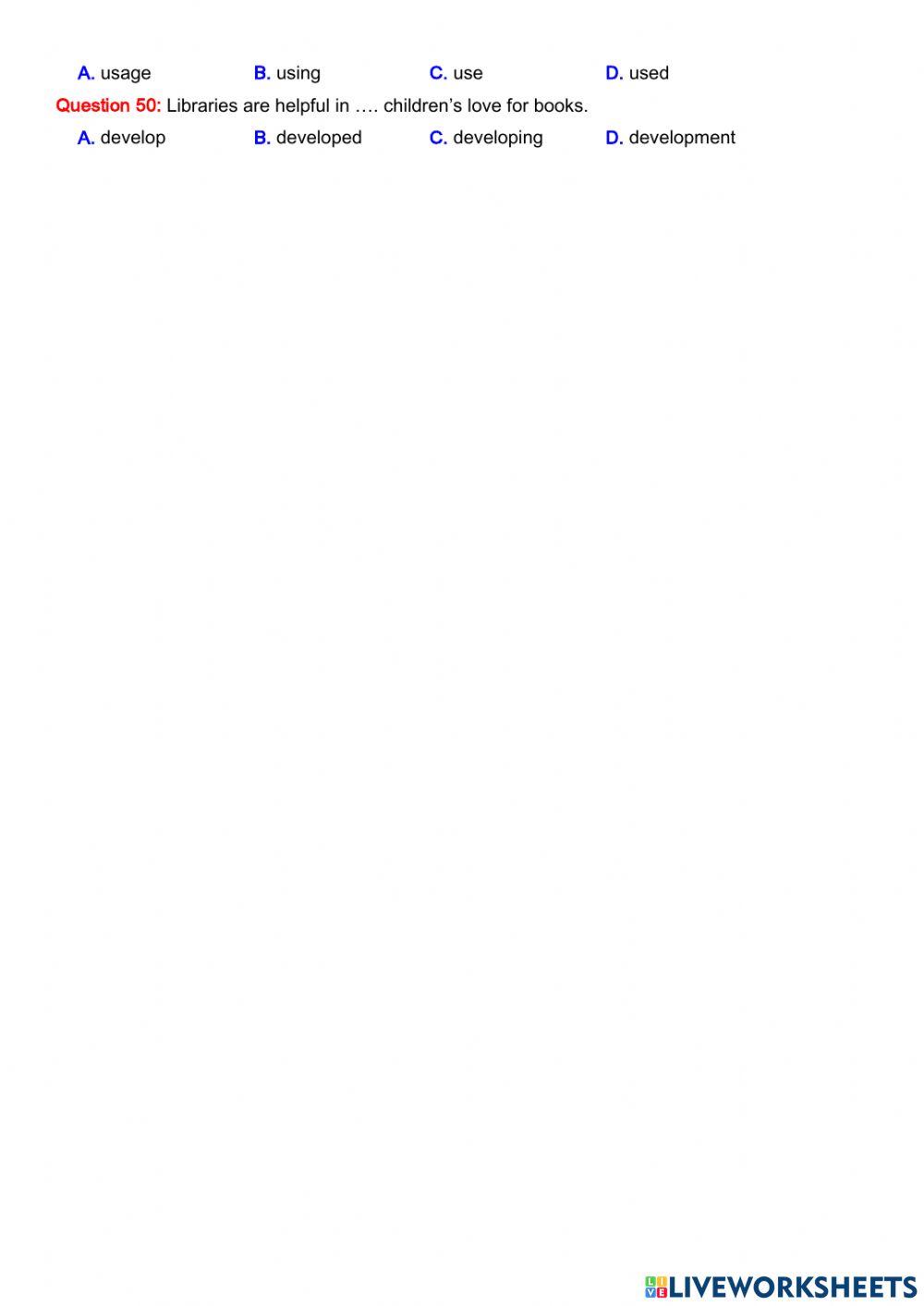 Cấu tạo từ và từ loại 1