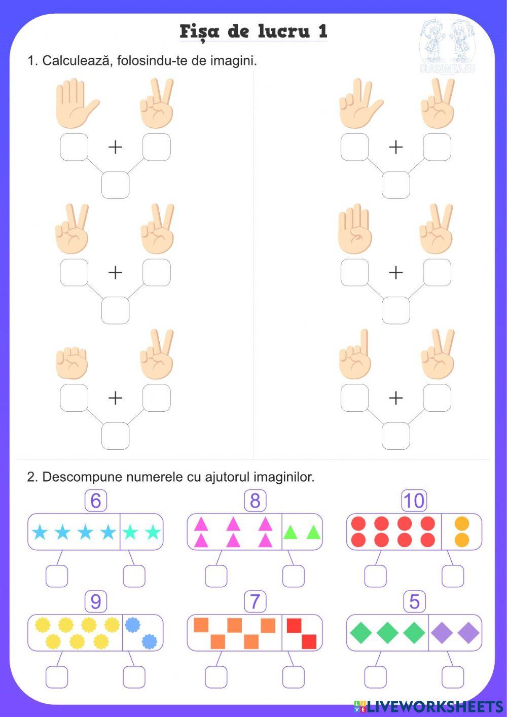 Adunarea cu 2 unitati