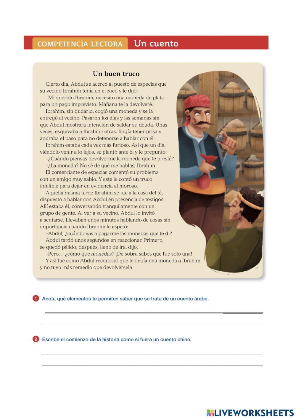 Competencia Lectora -Un cuento-