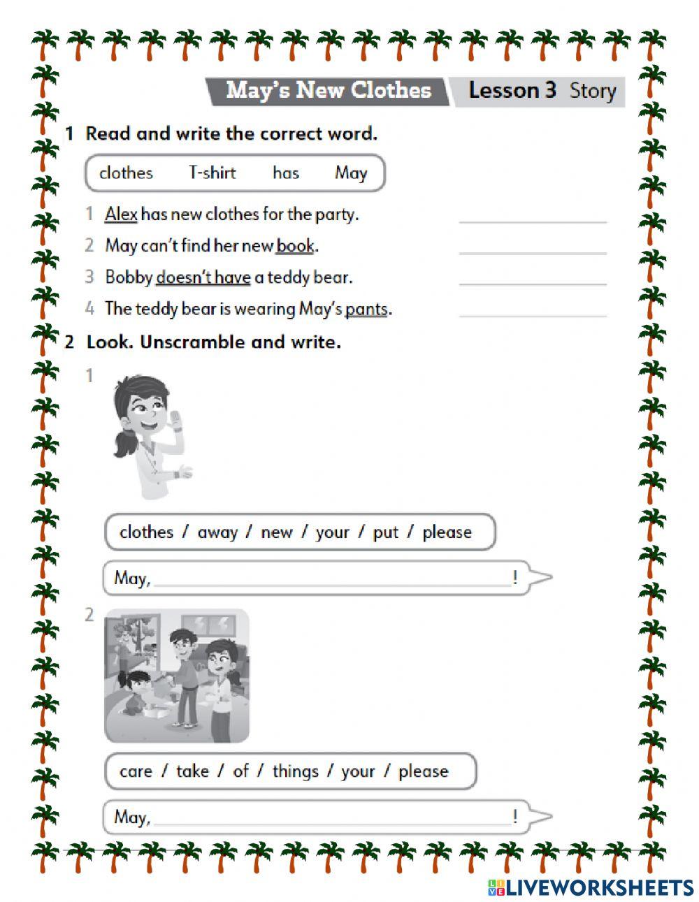 Sahre it 2 Unit 8 Lesson 3