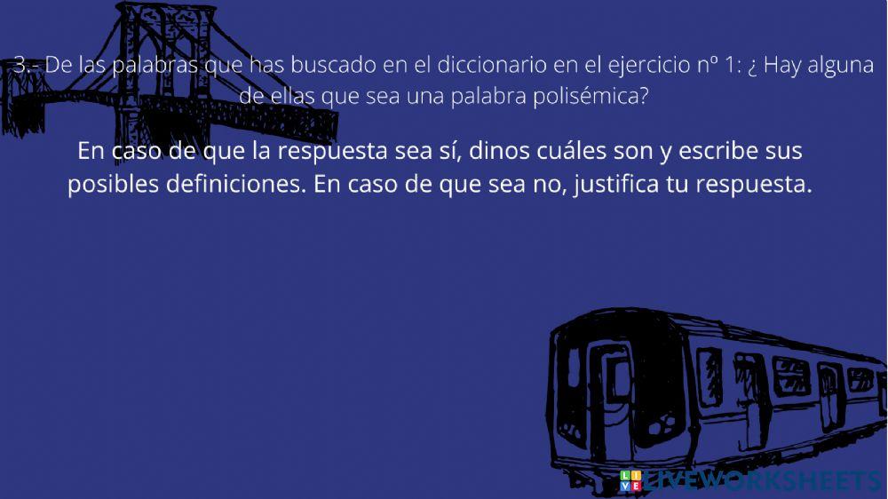 Prohibido leer capítulo 7 Vocabulario tarea 3