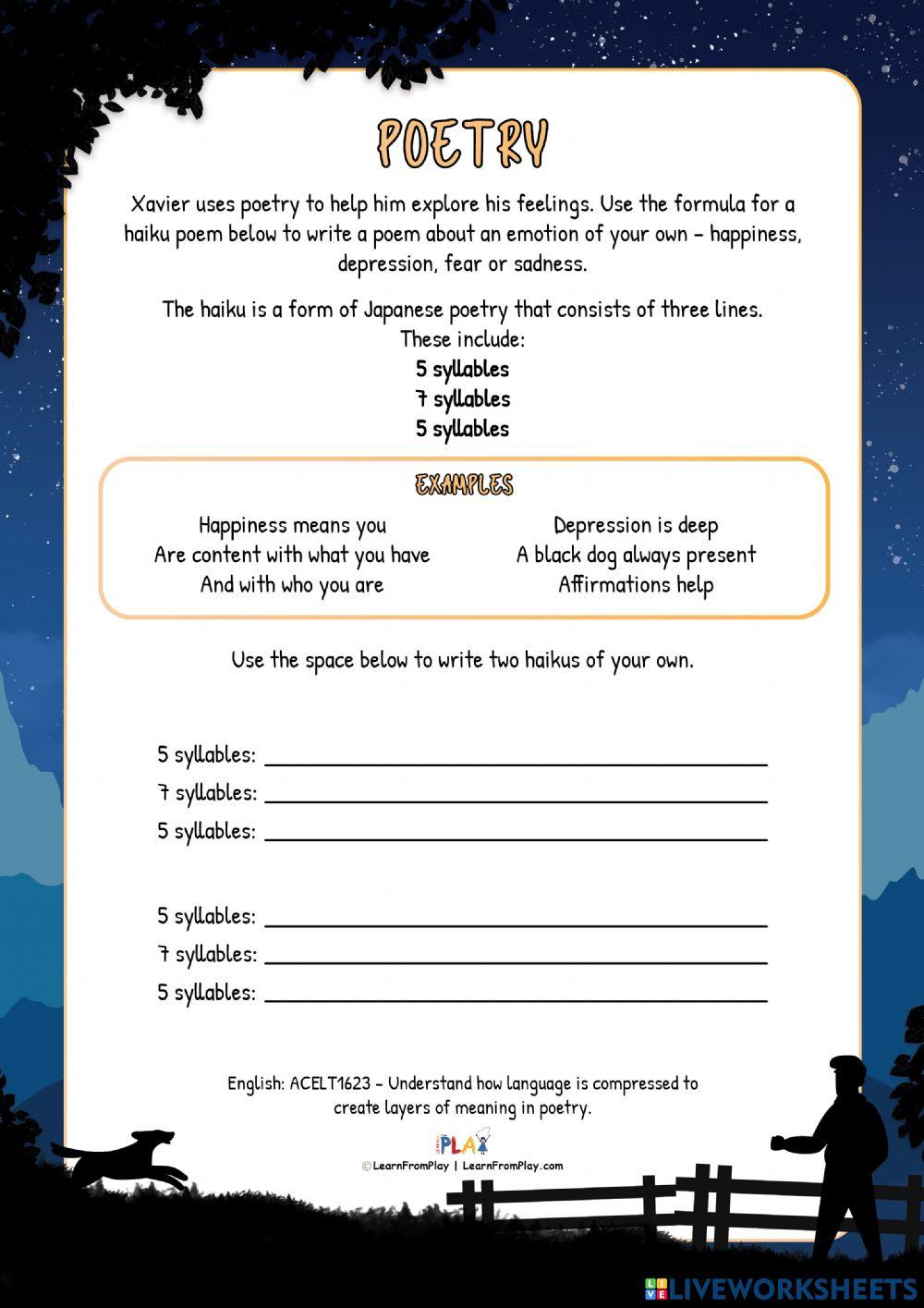 Xavier In The Meantime - Poetry