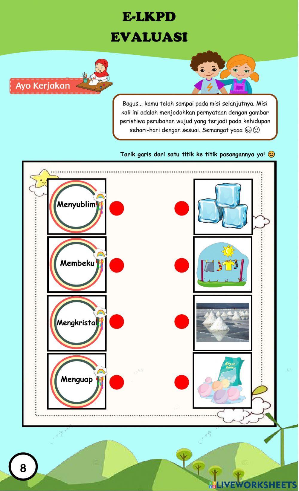 E-LKPD Perubahan Wujud Benda Kelas 5 Sekolah Dasar