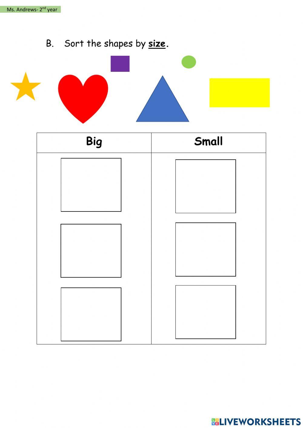 Mathematics-Sorting 2D Shapes 1